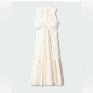 Knot dress with openings